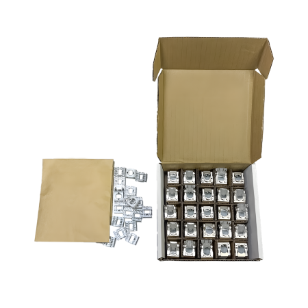 50pcs keystone jack plastic-free packaging